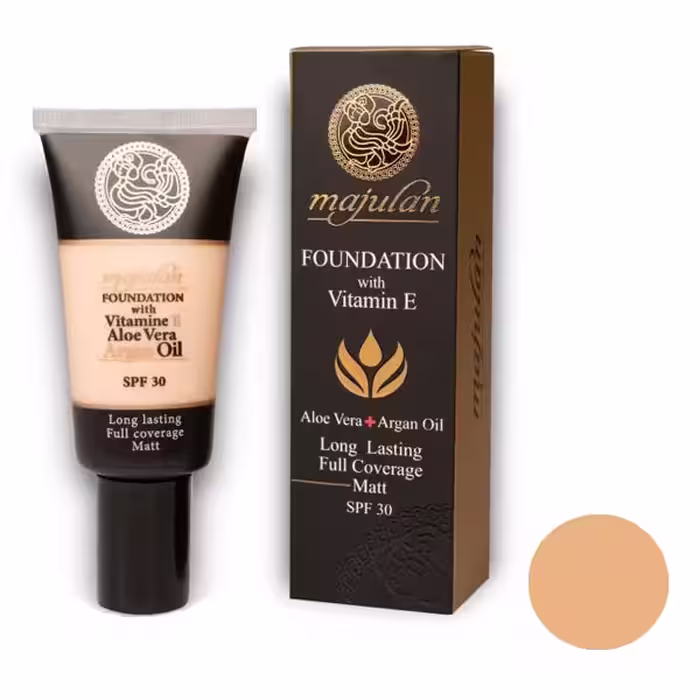 کرم پودر تیوپی ماجولان MAJULAN شماره F 206 حجم: 35ml