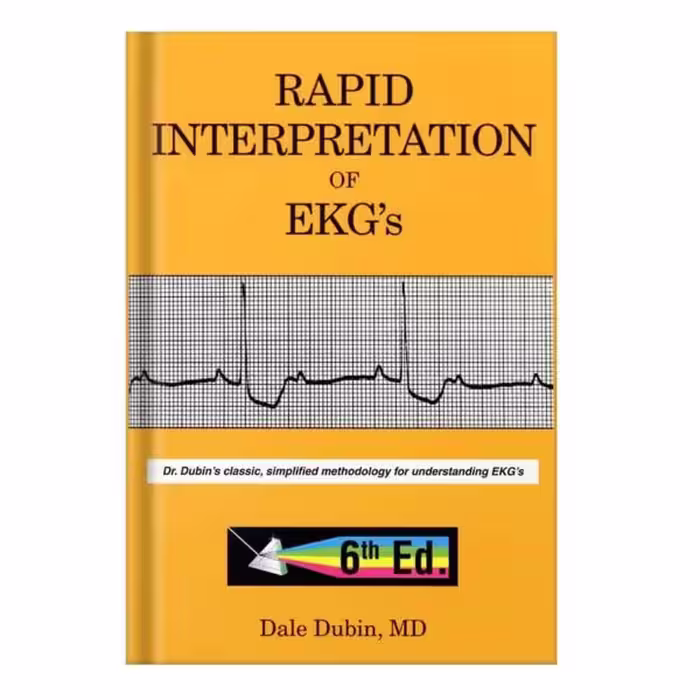 خرید و دانلود نسخه کامل کتاب Rapid Interpretation of EKG’s by Dale Dubin