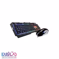 کیبورد و ماوس باسیم گیمینگ مسترتک مدل MK9400