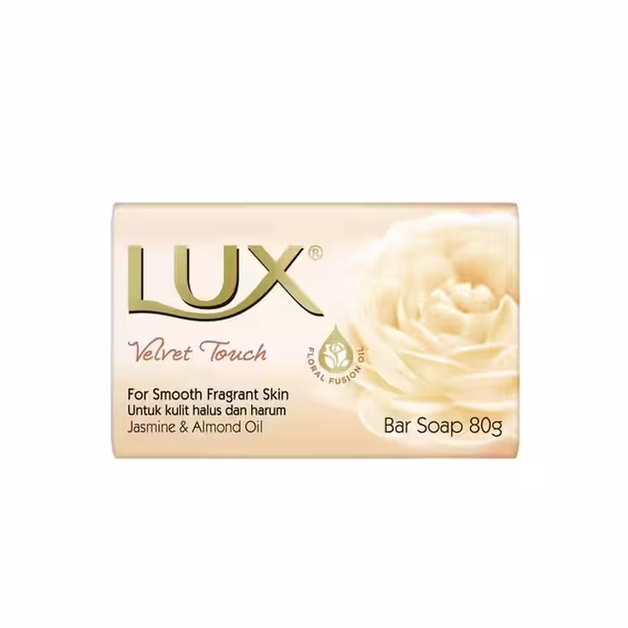 صابون لوکس با رایحه یاسمین و روغن بادام 80 گرمی