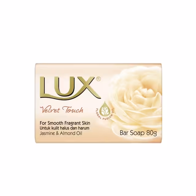 صابون لوکس با رایحه یاسمین و روغن بادام 80 گرمی