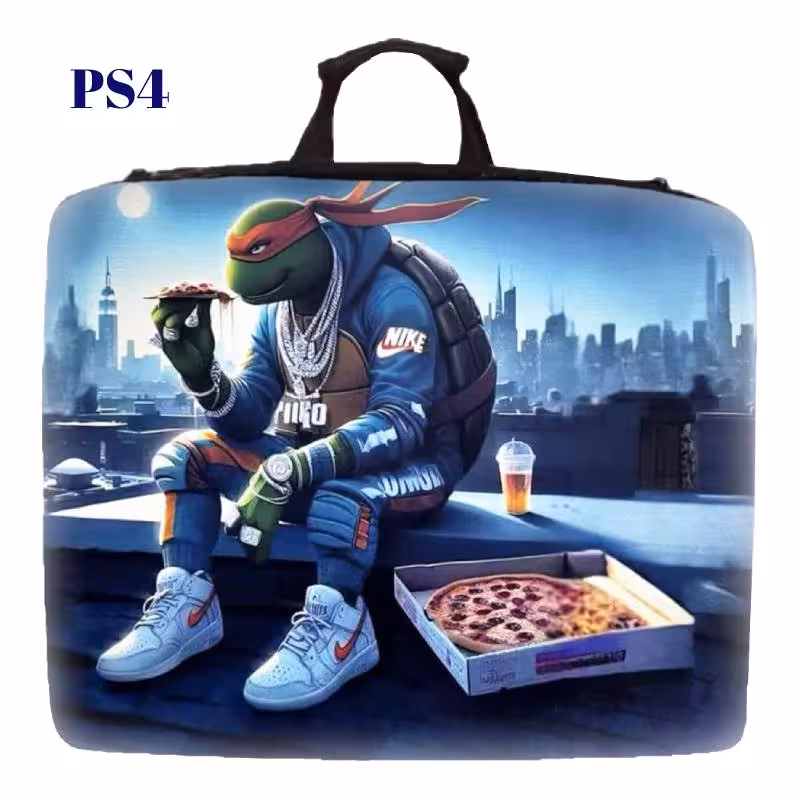 کیف حمل کنسول ps4 لاکپشت های نینجا میکل آنجلو