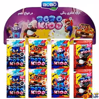 قیمت و خرید دراژه شکری رنگی بوبو با طعم میوه 40 بسته 10 گرمی