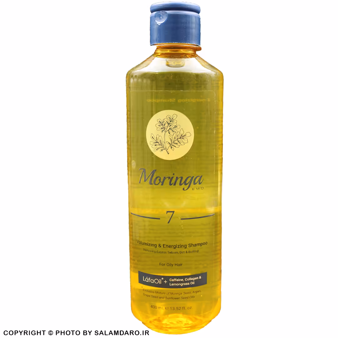شامپو حجم دهنده مورینگا امو 7 (موی چرب)