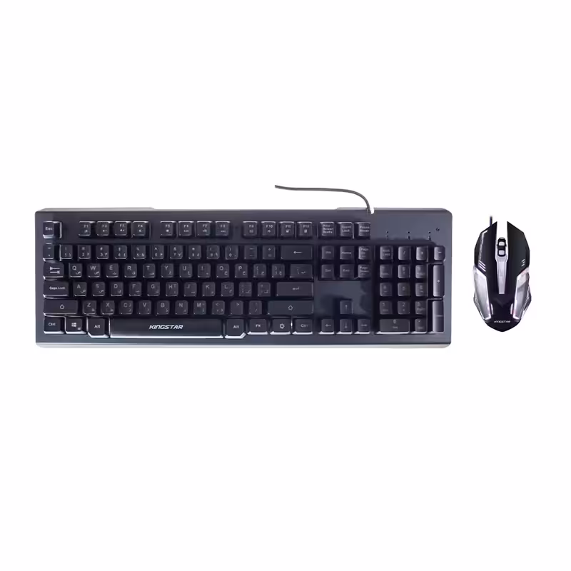 کیبورد و ماوس گیمینگ کینگ استار مدل KBM285G