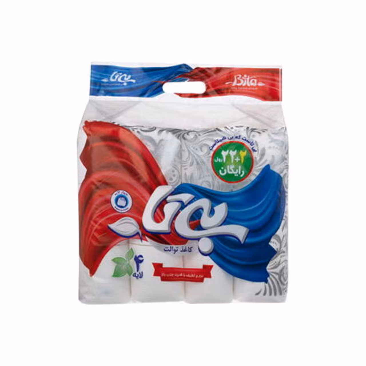 دستمال توالت بی تا کد 01 بسته 24 عددی