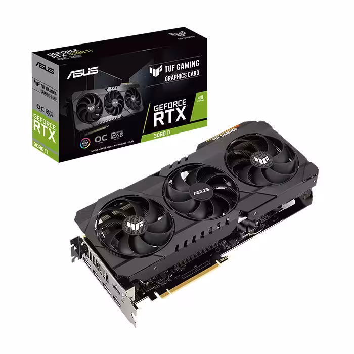کارت گرافیک ایسوس TUF Gaming GeForce RTX 3080 TI OC Edition 12GB