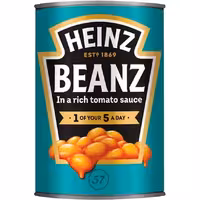 کنسرو لوبيا هاينز قوطی 415 گرم گلوتن فری HEINZ مدل BEANZ IN RICH TOMATO SAUCE