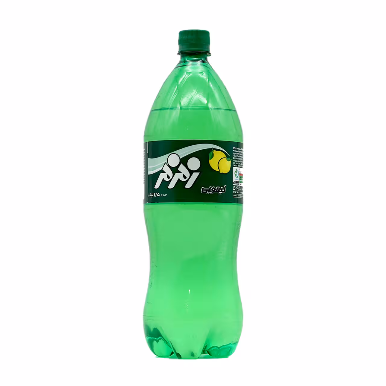 نوشابه لیمویی زمزم 1500 میلی لیتری