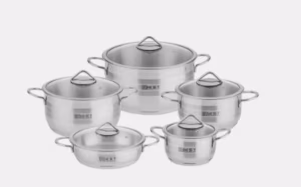 سرویس قابلمه استیلKSTکد 5010 B0011