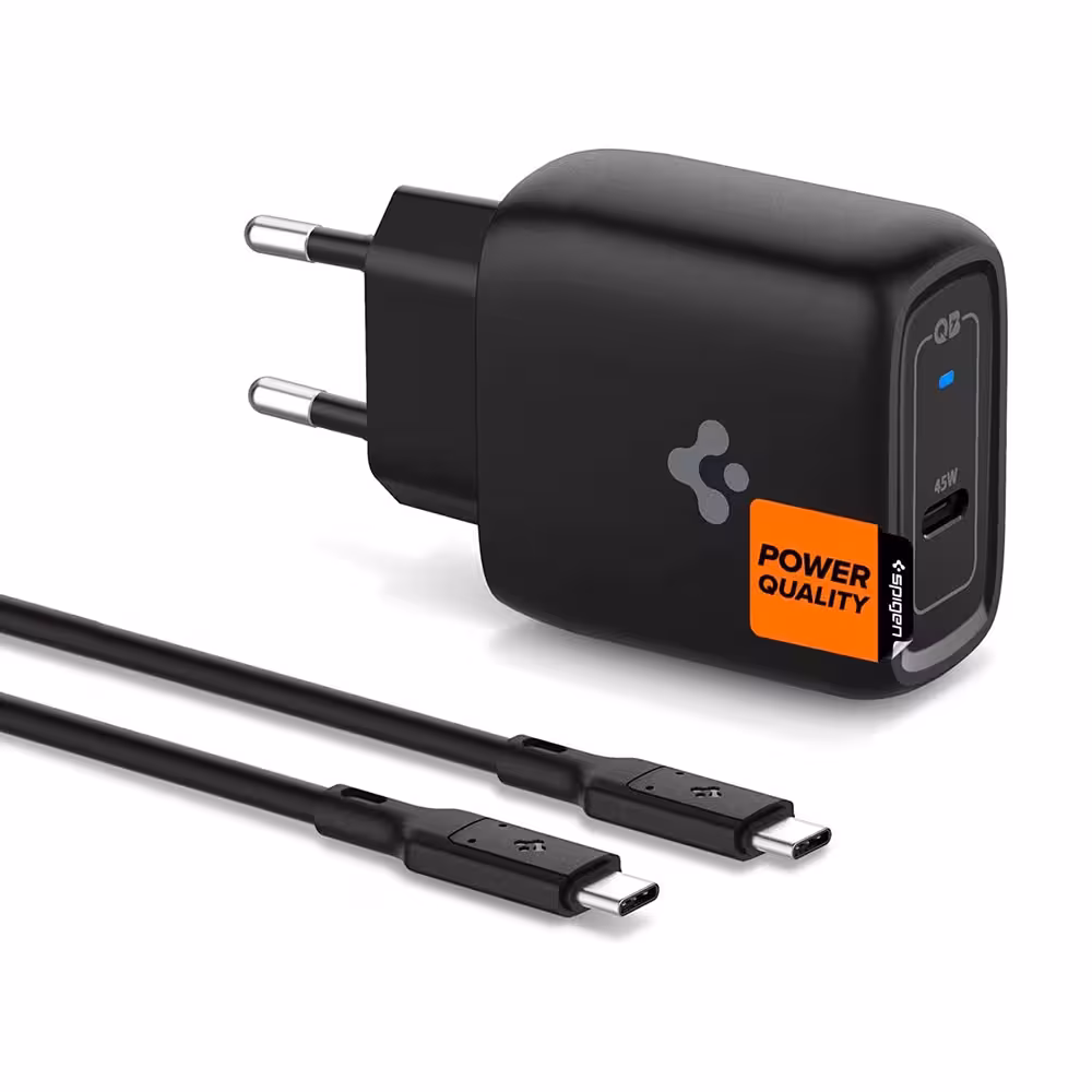 شارژر دیواری 45 وات اسپیگن مدل PowerArc ArcStation™ Pro به همراه کابل USB‑C