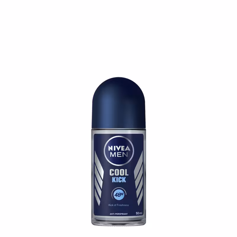 رول ضد تعریق آقایان نیوا مدل Nivea Cool Kick حجم 50 میلی لیتر