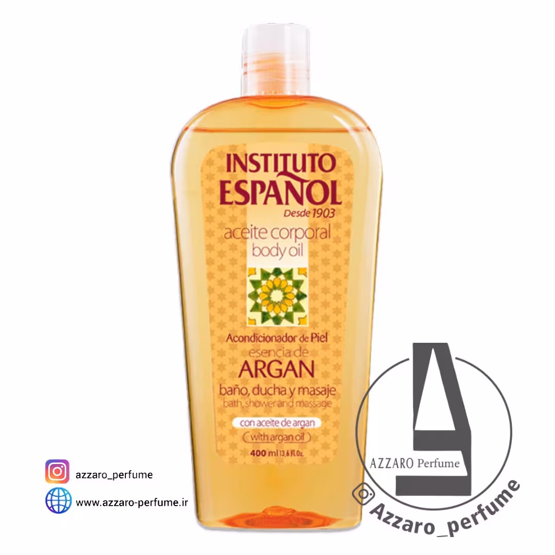 روغن بدن آرگان ترمیم کننده و مرطوب کننده پوست بدن اسپانول 400 میل