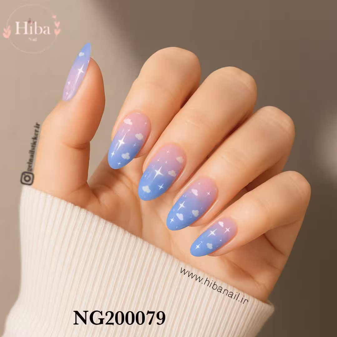 استیکر ژله ای کاشت ناخن (نیل رپ)_کد NG200079