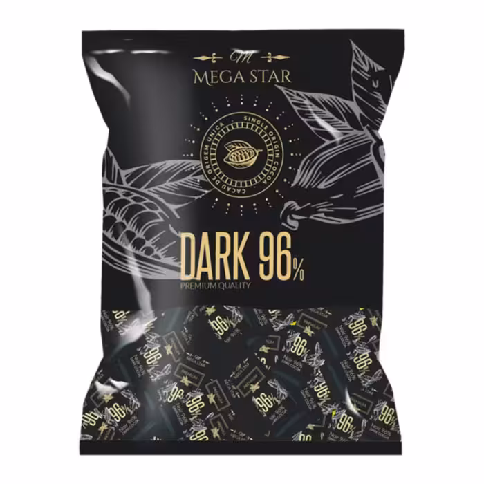 شکلات پذیرایی مگا استار تلخ 96 درصد یک کیلویی mega star
