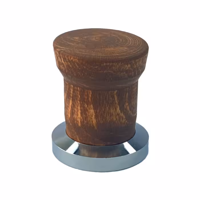 تمپر قهوه دسته چوبی کوتاه سایز 51