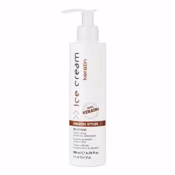 کرم مو آیس کریم مدل keratin styler حجم 200 میلی لیتر