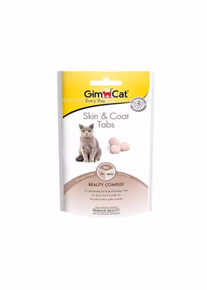 قرص گربه جيم کت (Gim cat) تقويت کننده پوست و مو 40 گرمي