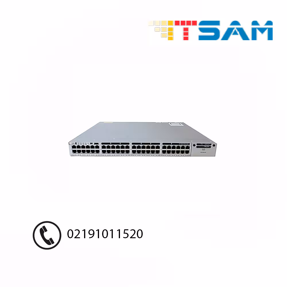 سوئیچ سیسکو مدل WS-C3850-48P-S