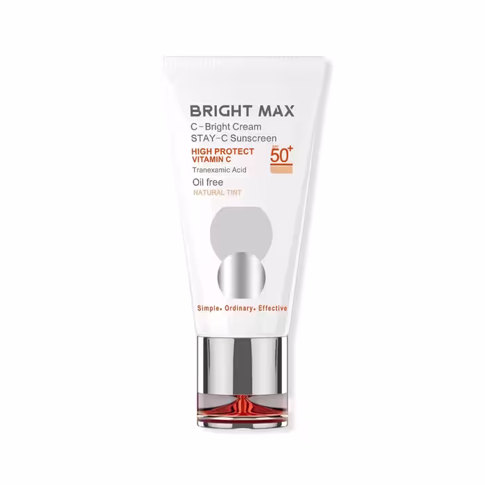 کرم ضد آفتاب سی برایت SPF50 برایت مکس رنگ طبیعی 50 میلی لیتر
