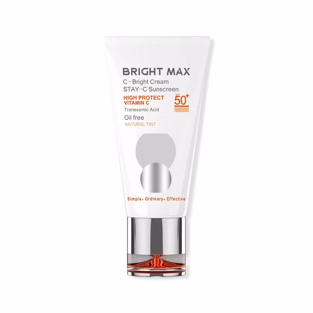 کرم ضد آفتاب سی برایت SPF50 برایت مکس رنگ طبیعی 50 میلی لیتر