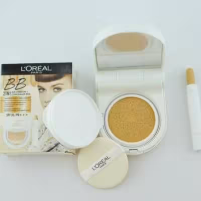 ست کوشن بی بی کرم و کانسیلر پیچی لورآل