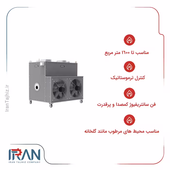 کوره هوای گرم گازی انرژی مدل 2060