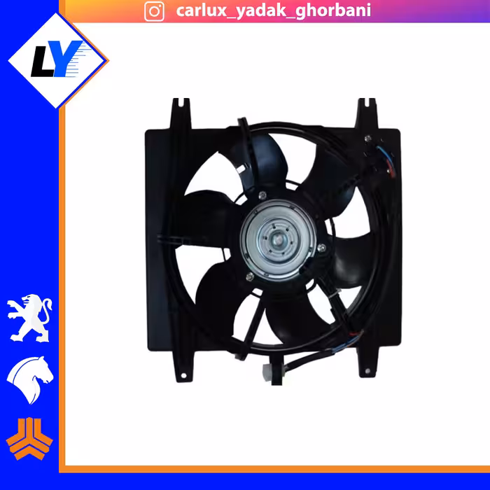 مجموعه فن دو دور کامل رادیات پراید و تیبا اتحاد موتور امکو