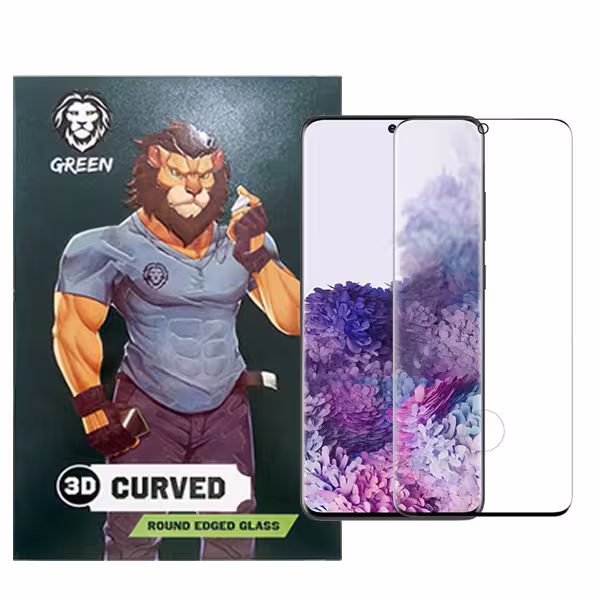 محافظ صفحه نمایش گرین مدل 3D-Curved مناسب برای گوشی موبایل سامسونگ Galaxy S20 Plus