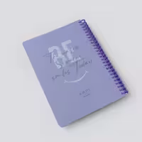دفتر خط دار 100 برگ تیک تاک بنفش سم (s.a.m)