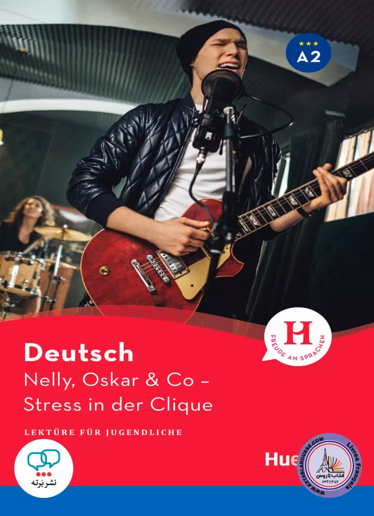 کتاب داستان آلمانی Deutsch Nelly Oskar und Co Stress in der Clique A2
