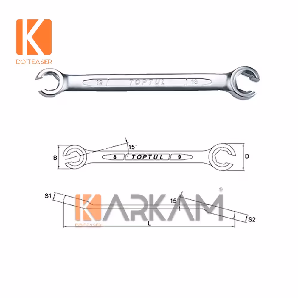 دوسر رینگ  13در11 باز AEEA1113 تاپ تول