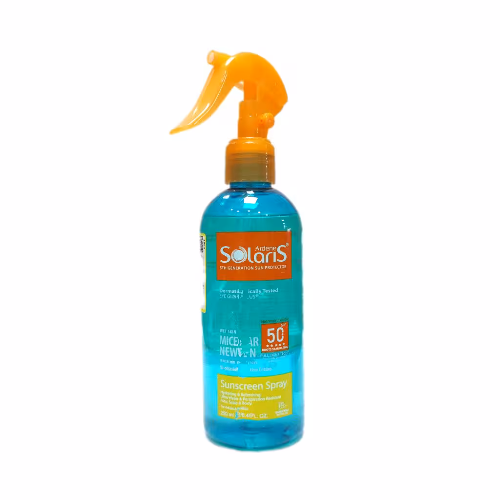اسپری دوفاز ضدآفتاب نیوژنSPF50 آردن سولاریس