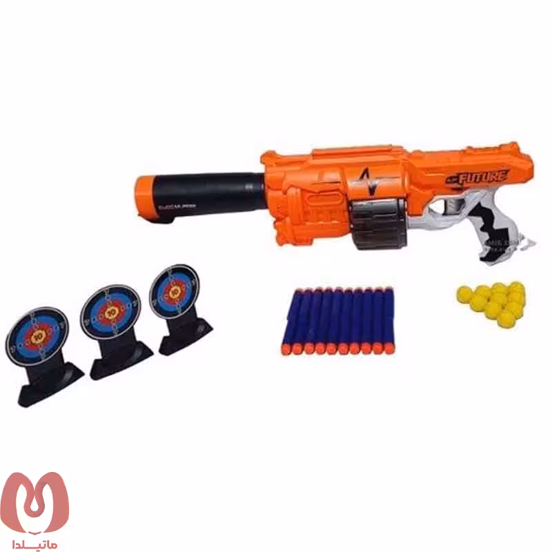 اسلحه تیر اسفنجی مدل توپ پرتاب کن کد G9