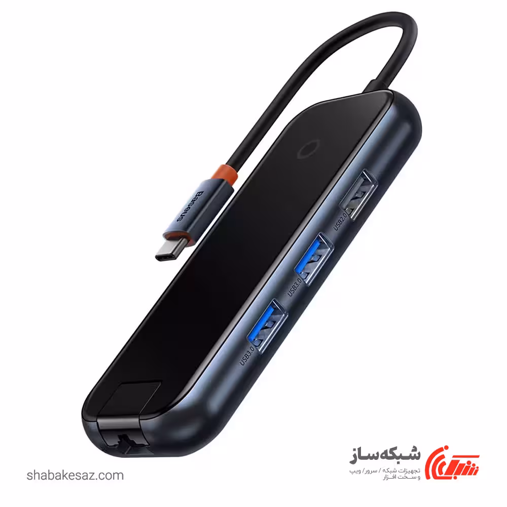 قیمت و خرید هاب Type C باسئوس Baseus AcmeJoy5 - شبکه ساز