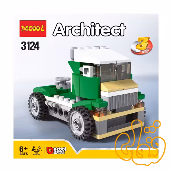 ساختنی لگو 3 مدل ماشین ، کامیون و ایرکرافت 3124