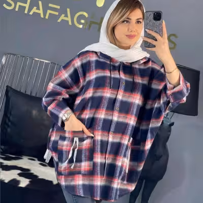 پانچ زنانه پشمی مدل رزین