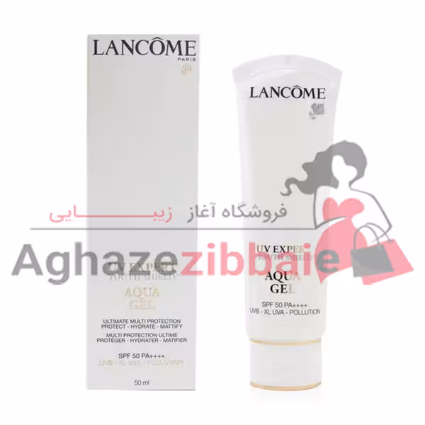 ژل ضد آفتاب بی رنگ لانکوم SPF50 مدل AQUA GEL حجم 50 میلی لیتر