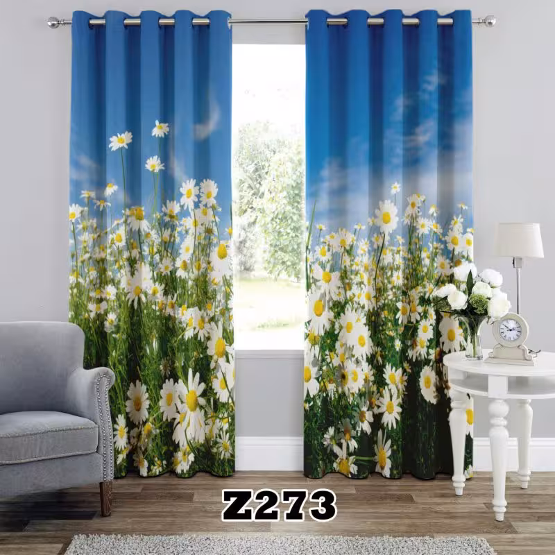 پرده سه بعدی طرح طبیعت