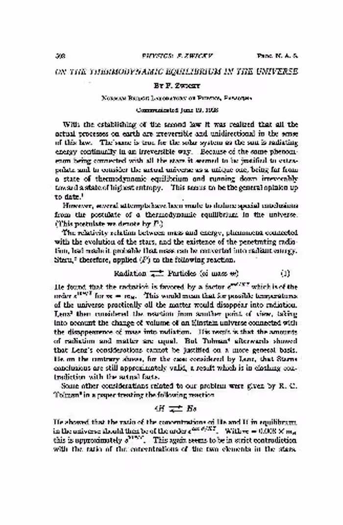 خرید و دانلود نسخه کامل کتاب On the Thermodynamic Equilibrium in the Universe