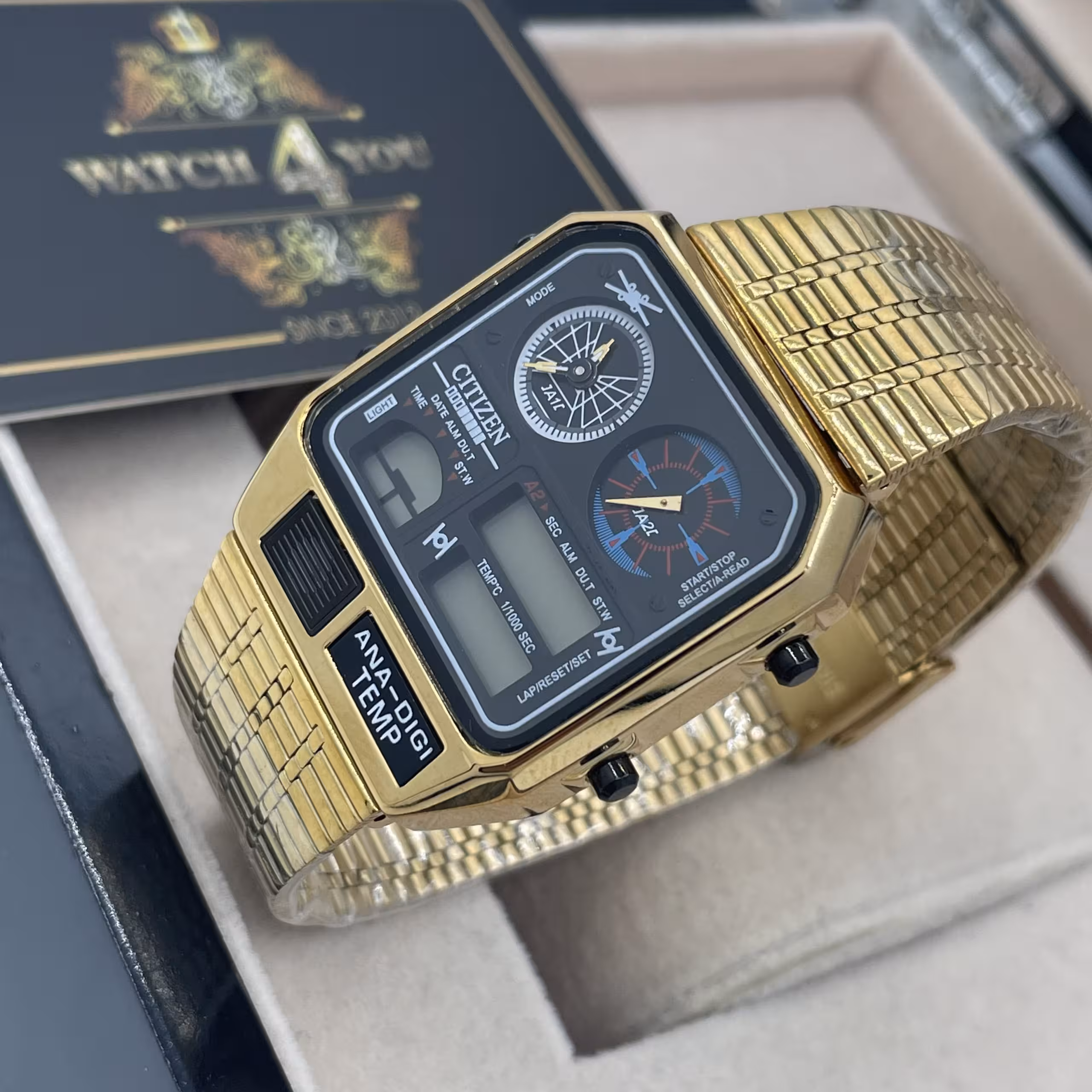 ساعت ديجيتالی دو زمانه سيتيزن Citizen Digi ana