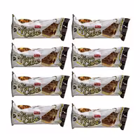 کیک لایه ای دو رنگ با کرم کاکائویی و وانیلی های بای شیرین عسل 50 گرمی بسته 36 عددی