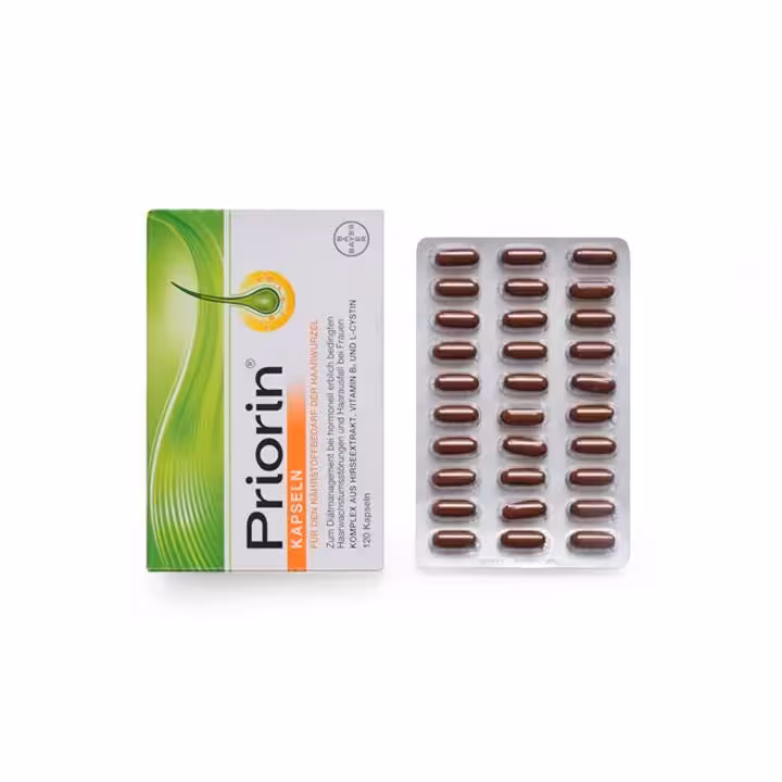 کپسول ضدریزش پریورین 1 ورق 30 عددی (بایر آلمان)