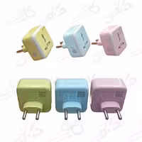 دوشاخه تبدیل 3 به 2 همه كاره تایمر دار فرحان