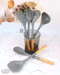 ست کفگیر ملاقه تفلونی روما Roma