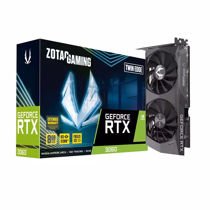کارت گرافیک زوتک GAMING GeForce RTX 3060 Twin Edge 8GB