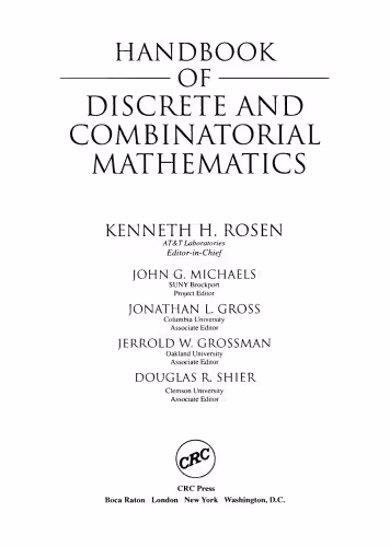 خرید و دانلود نسخه کامل کتاب Handbook of discrete and combinatorial mathematics