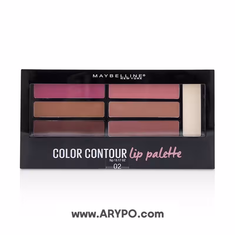 پالت رژلب و هایلایتر لب میبلین شماره 02
