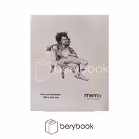 دفتر یادداشت ممو مدل لگال طراحی سایز 20*30 تعداد 50 برگ طرح مرد روی صندلی
