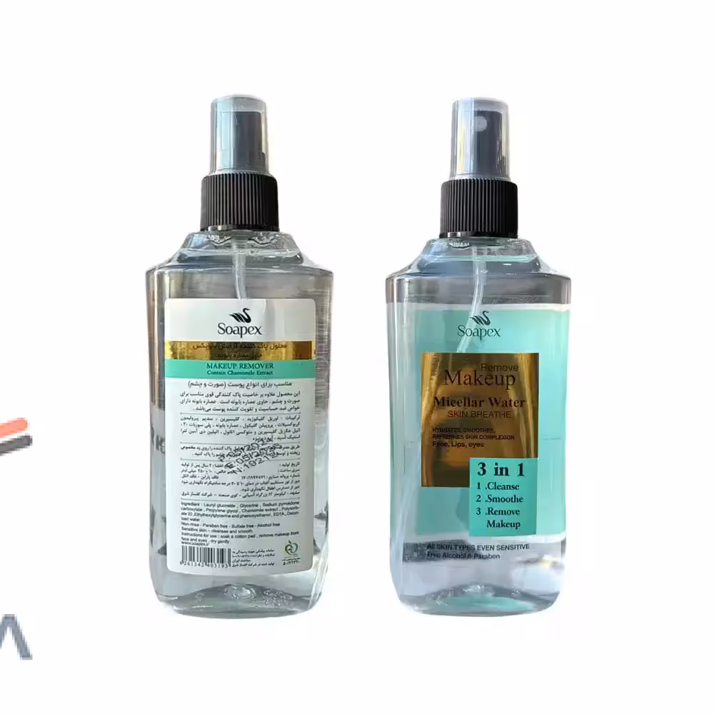 محلول پاک کننده آرایش سوپکس مدل 3 در 1 حجم 250 میلی لیتر